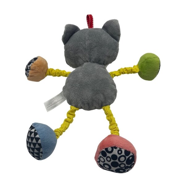 Spark Create Imagine Racoon with Mirror Plush Toy Stretchy Arms Rattle - Picture 5 of 5